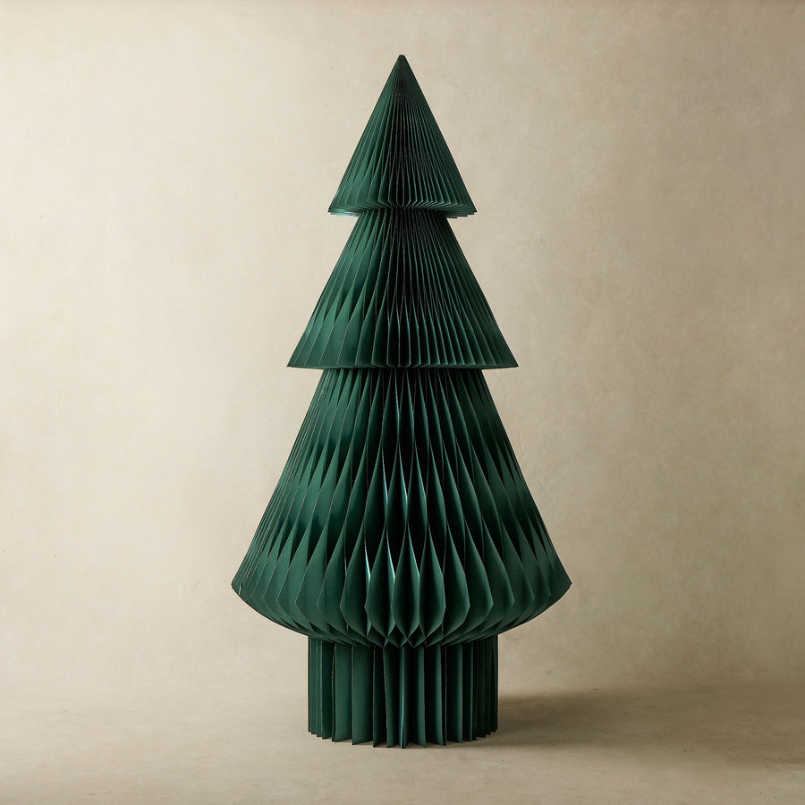 Decorative Paper Floor Tree - Dark Green 180cm