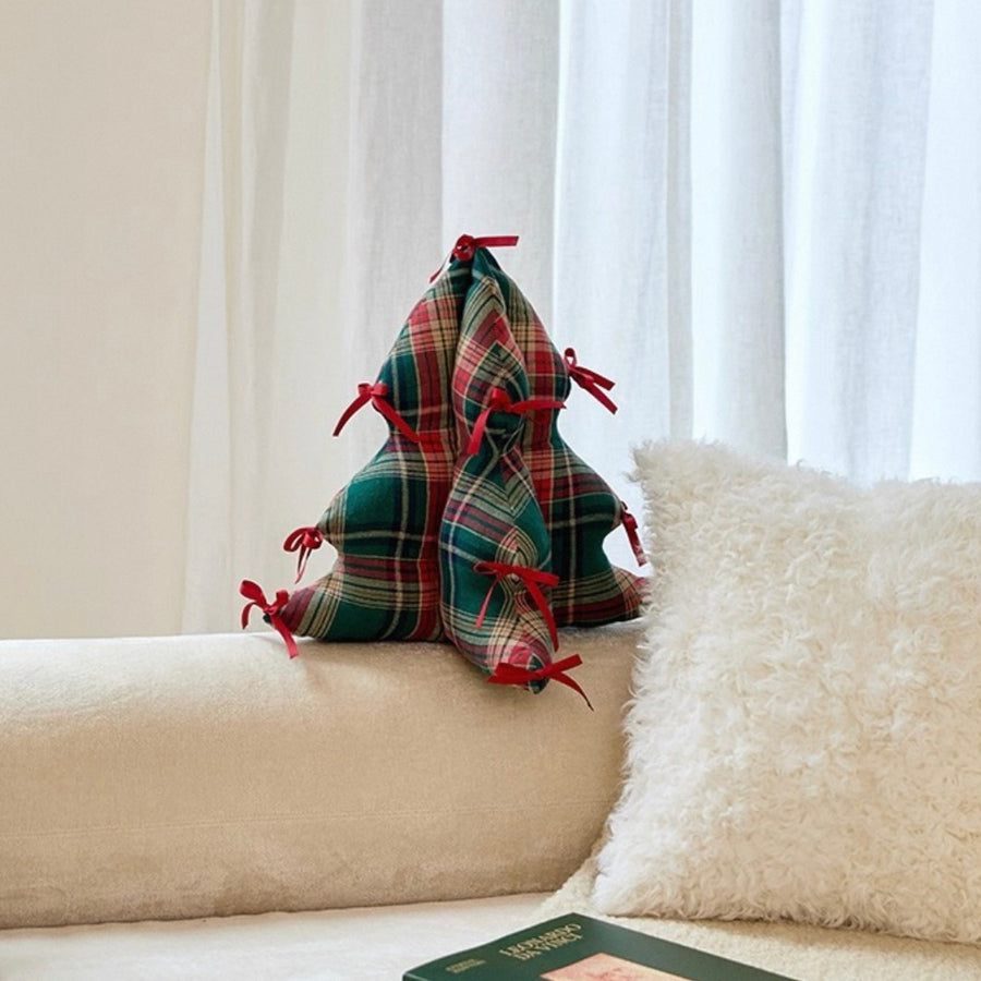 Tartan Plush Christmas Tree