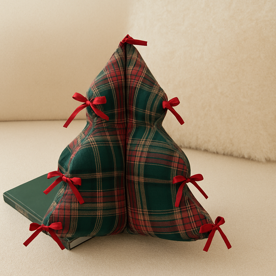 Tartan Plush Christmas Tree