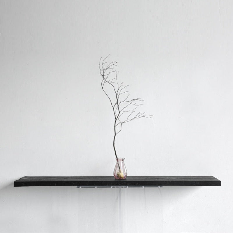Floating Console - Wood & Acrylic - American Ashwood